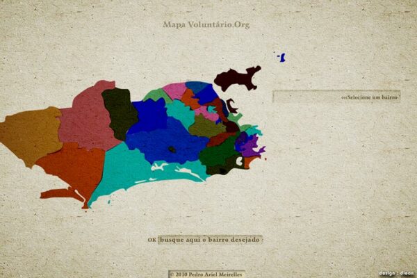 Mapa Voluntario Rio web-site